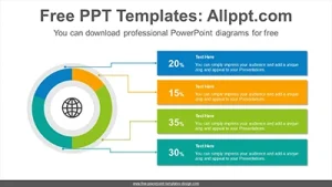 Doughnut-pie chart PowerPoint Diagram Template