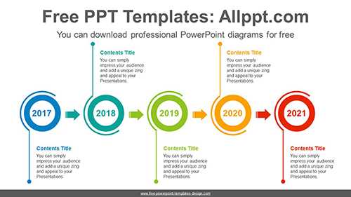 Doughnut signpost PowerPoint Diagram