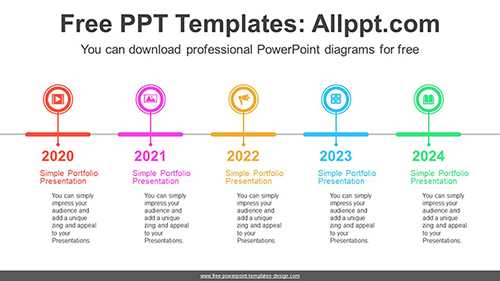 Doughnut Signpost PPT Diagram