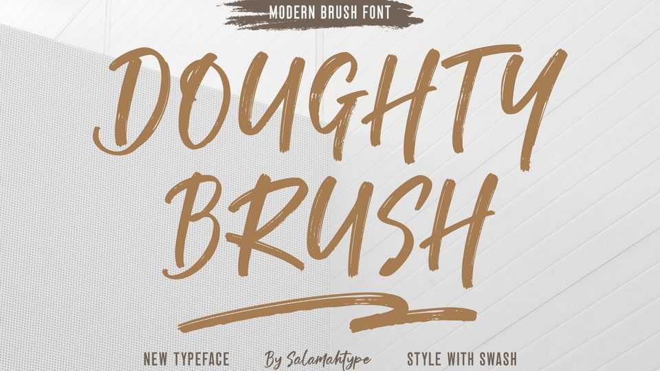Doughty Brush Font › Fontesk