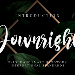 Downright Script Font