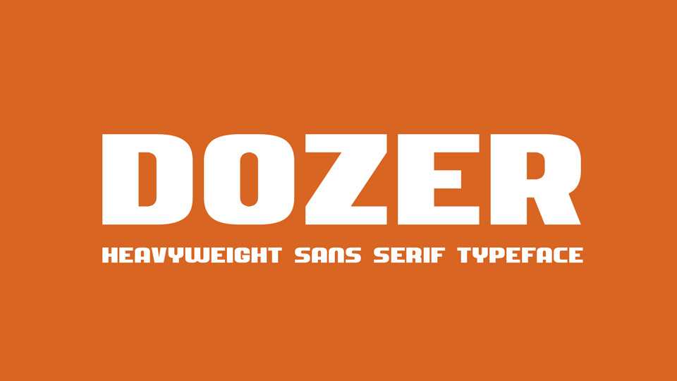 Dozer Font Family › Fontesk