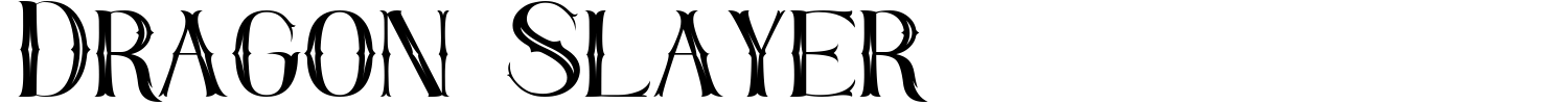 Dragon Slayer Font