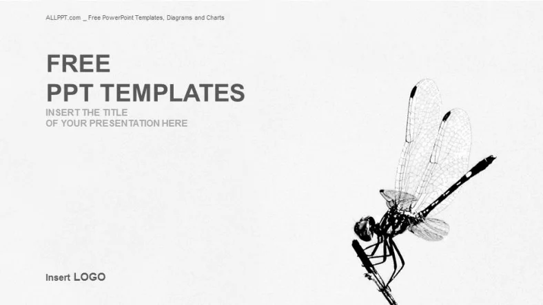 Dragonfly-Nature PowerPoint Templates