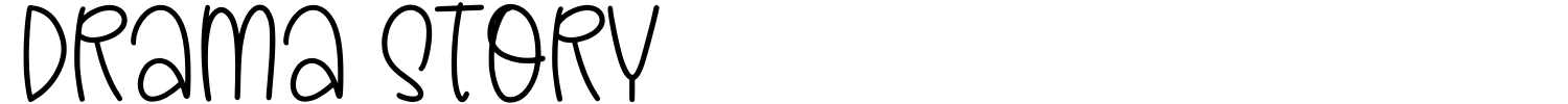 Drama Story Font