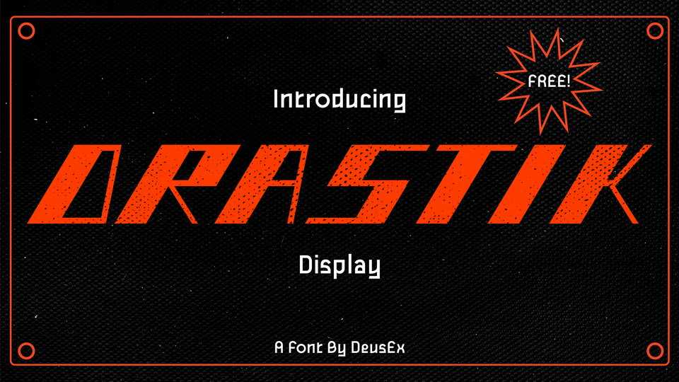Drastik Font Family › Fontesk