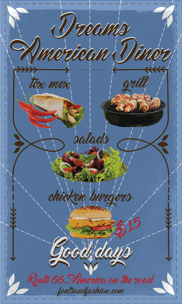 Dream American Diner Font