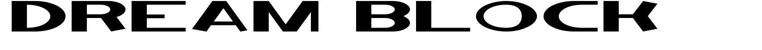 Dream Block Font