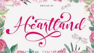 Dream of Heartland Script Font › Fontesk