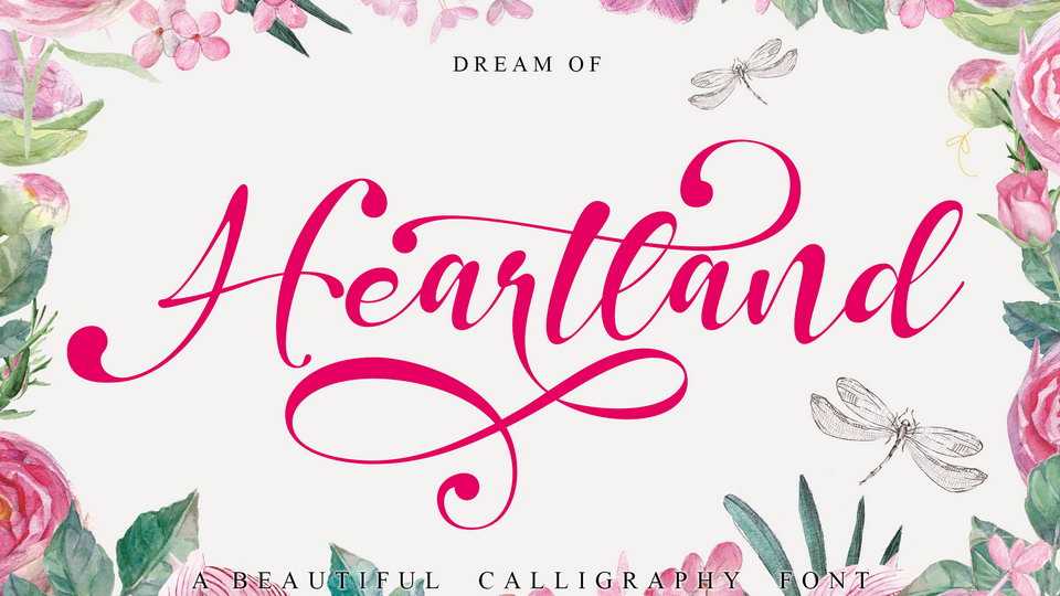 Dream of Heartland Script Font › Fontesk