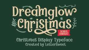 Dreamglow Christmas Font › Fontesk