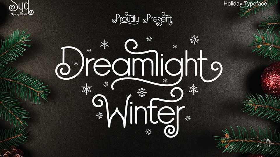Dreamlight Winter Font › Fontesk