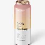 Drink can mockup / glossy