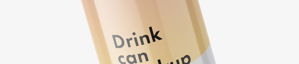 Drink can mockup / glossy Drink can mockup / glossy