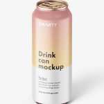 Drink can mockup / matt