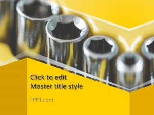 Drive Socket PowerPoint Template