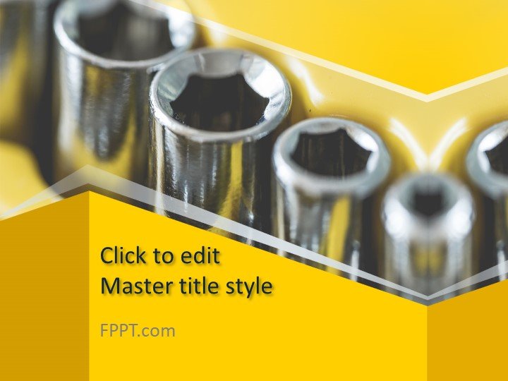 Drive Socket PowerPoint Template