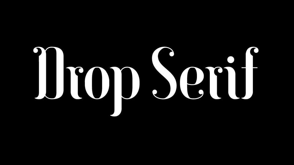 Drop Serif Font › Fontesk