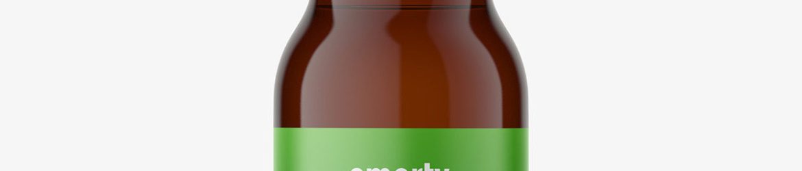 Dropper bottle mockup / Amber Dropper bottle mockup / Amber