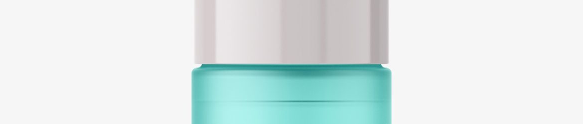 Dropper bottle mockup / frosted