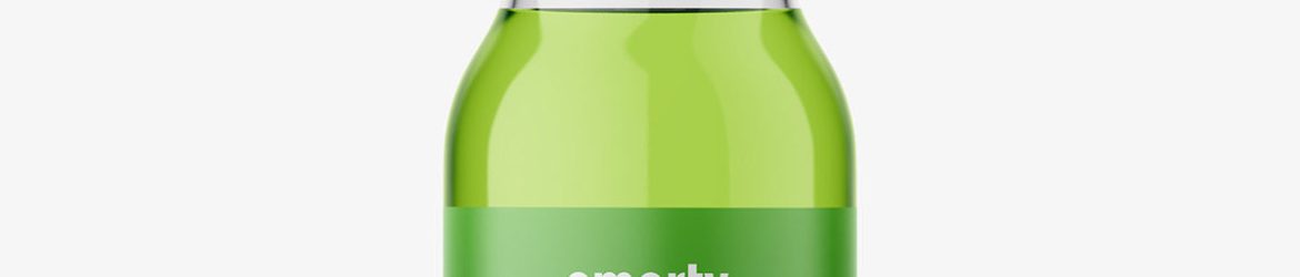Dropper bottle mockup / Transparent