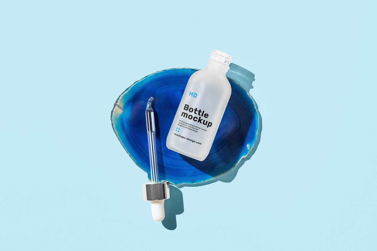 Dropper bottle mockup