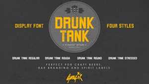 Drunk Tank Font Family › Fontesk