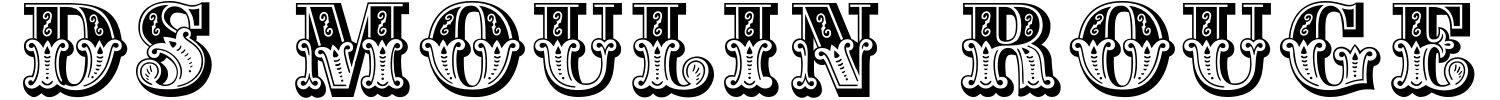 DS Moulin Rouge Font