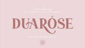 Duarose Font › Fontesk