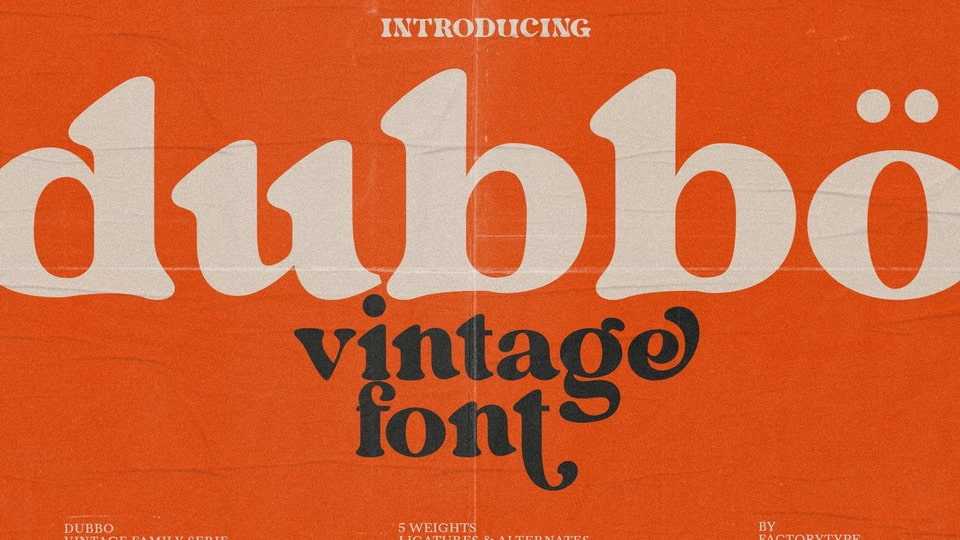 Dubbo Font › Fontesk