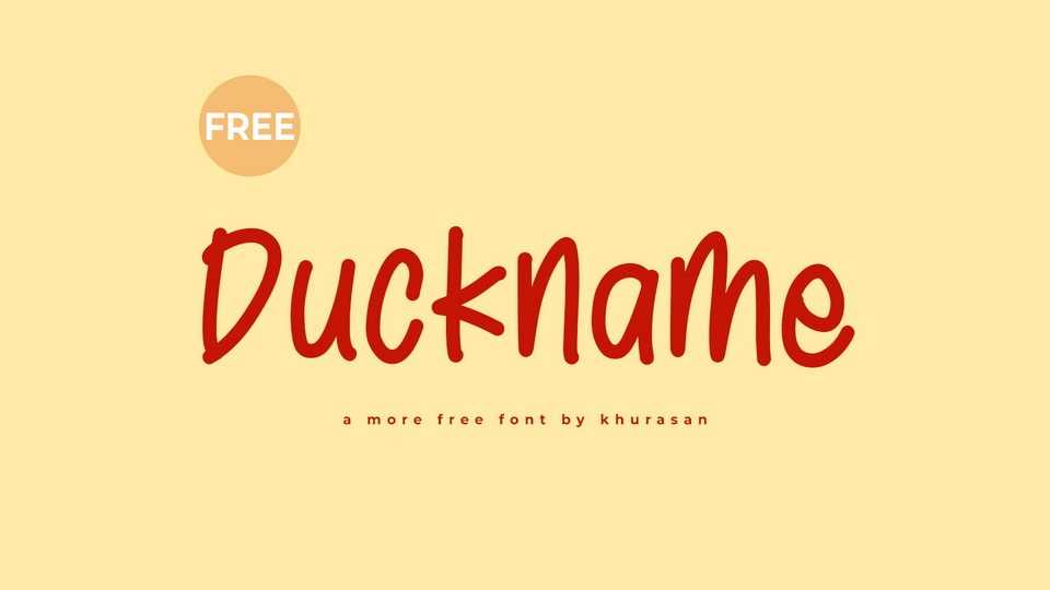 Duckname Font › Fontesk