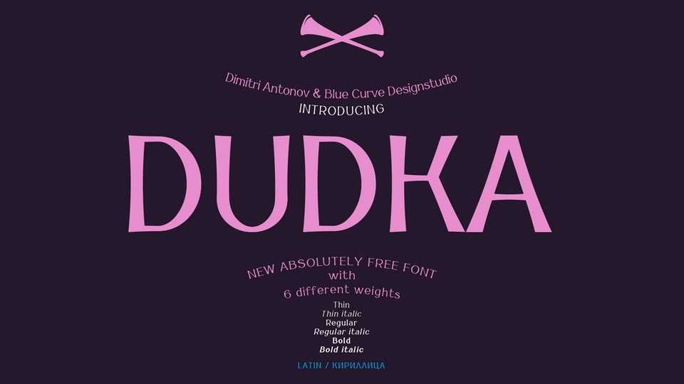 Dudka Font Family › Fontesk
