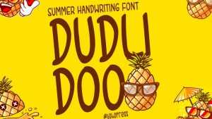 Dudlidoo Font › Fontesk