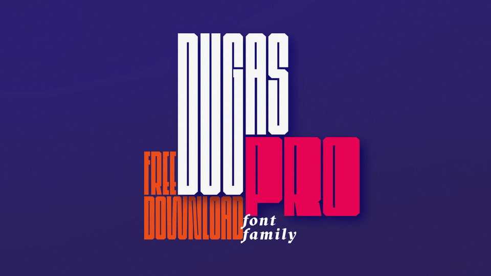 Dugas Pro Font Family › Fontesk