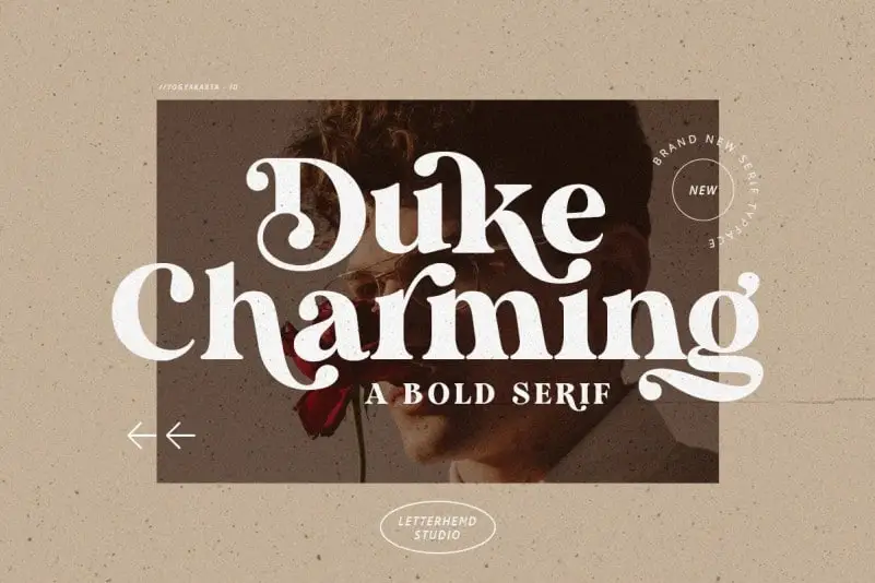 Duke Charming Serif Font