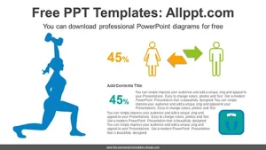 Dumbbell Exercises PowerPoint Diagram Template