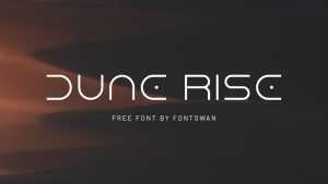 Dune Rise Font › Fontesk