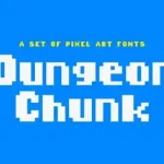 Dungeon Chunk Display Font