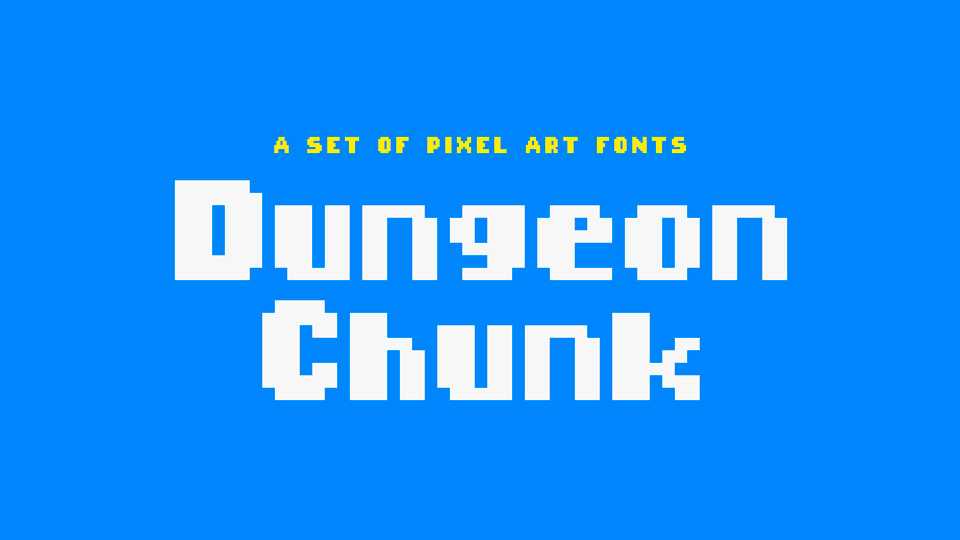Dungeon Chunk Font › Fontesk