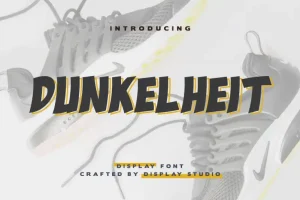 Dunkelheit Display Font