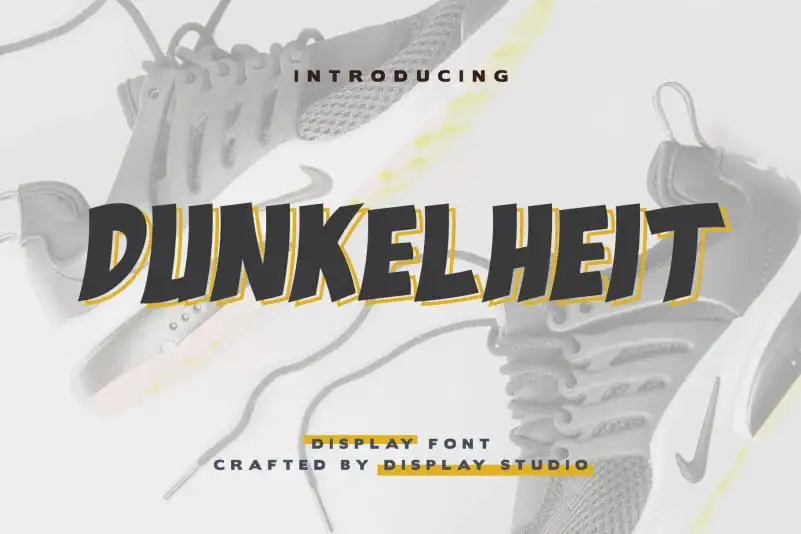 Dunkelheit Display Font
