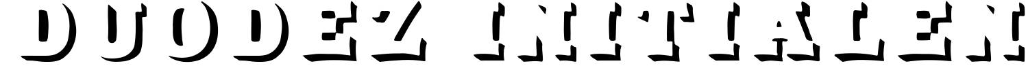 Duodez Initialen Font