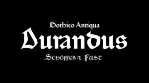 Durandus Font › Fontesk