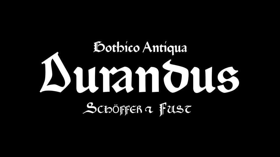 Durandus Font › Fontesk