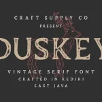 Duskey Font