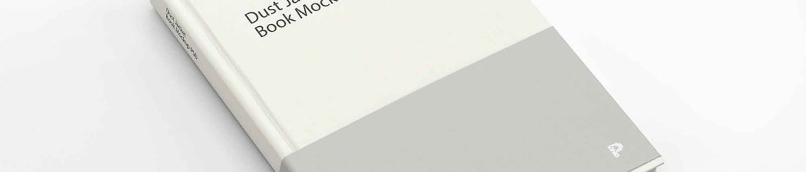 Dust Jacket Book Mockup