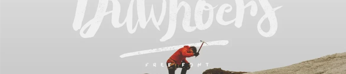 Duwhoers Brush Font