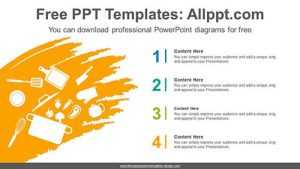 Dynamic Cooking Tools PowerPoint Diagram