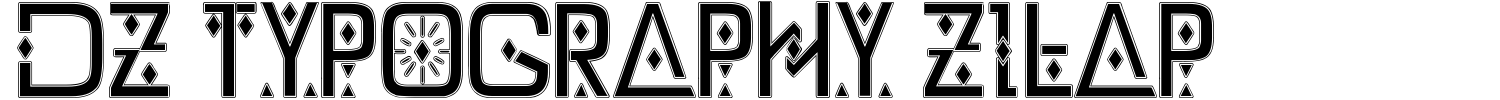 DZ Typography Zilap Font