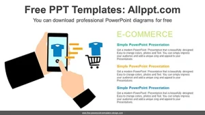E-Commerce shopping PowerPoint Diagram